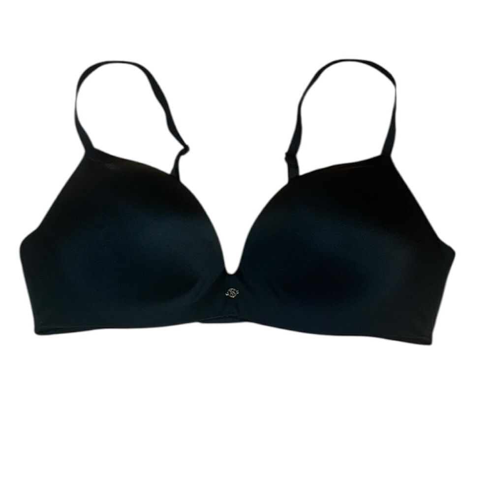 Victoria’s Secret Padded Wire Free Bra, Black,